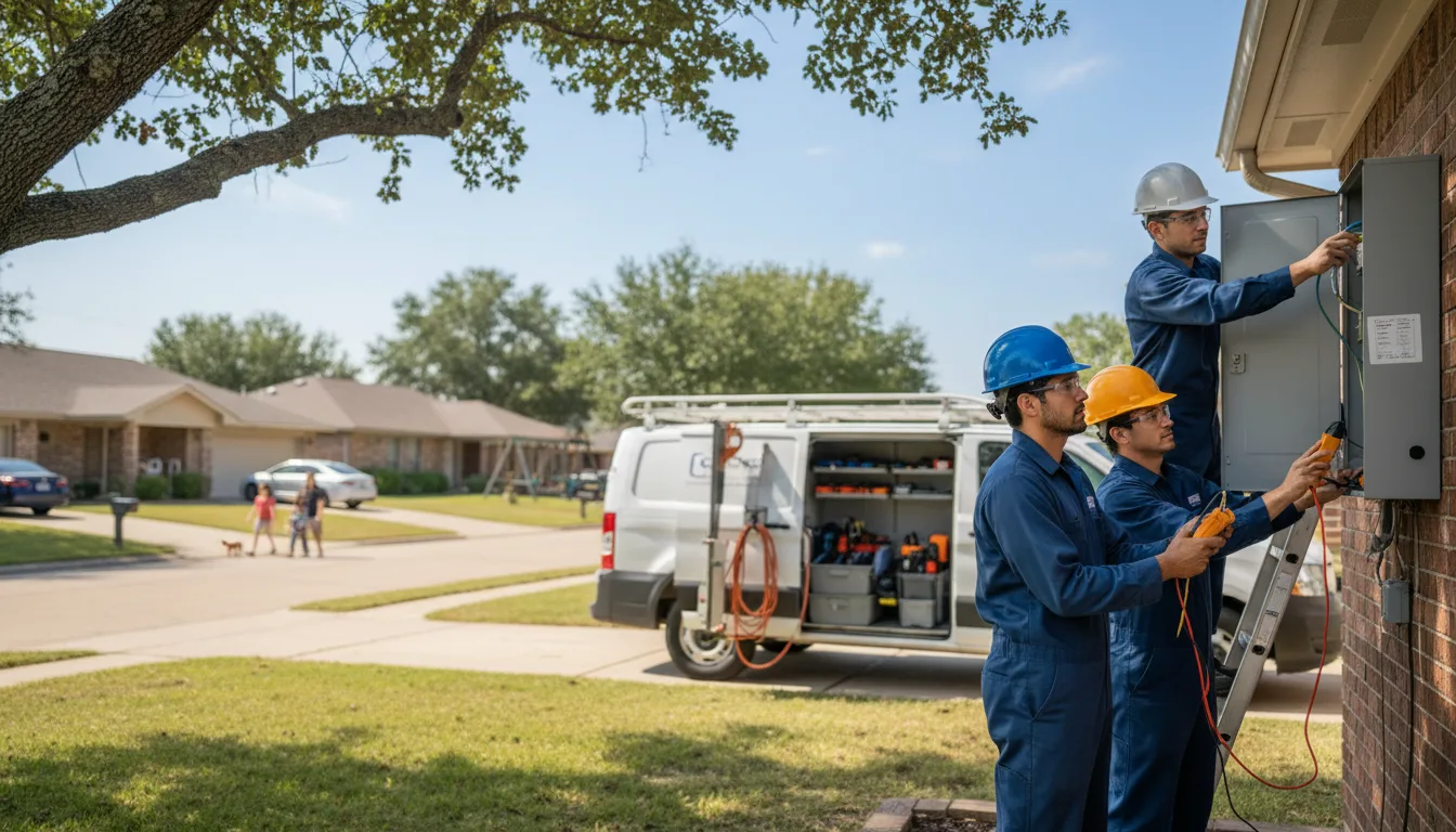 Certified electrician providing emergency electrical services in Milledgeville, TN